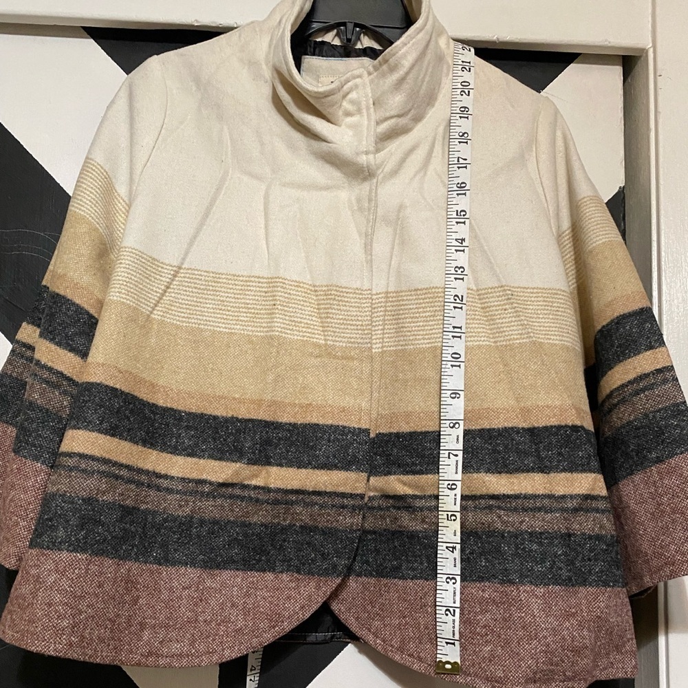 Billabong  Jacket Wool Blend Woven Pockets Size S - Picture 4 of 12